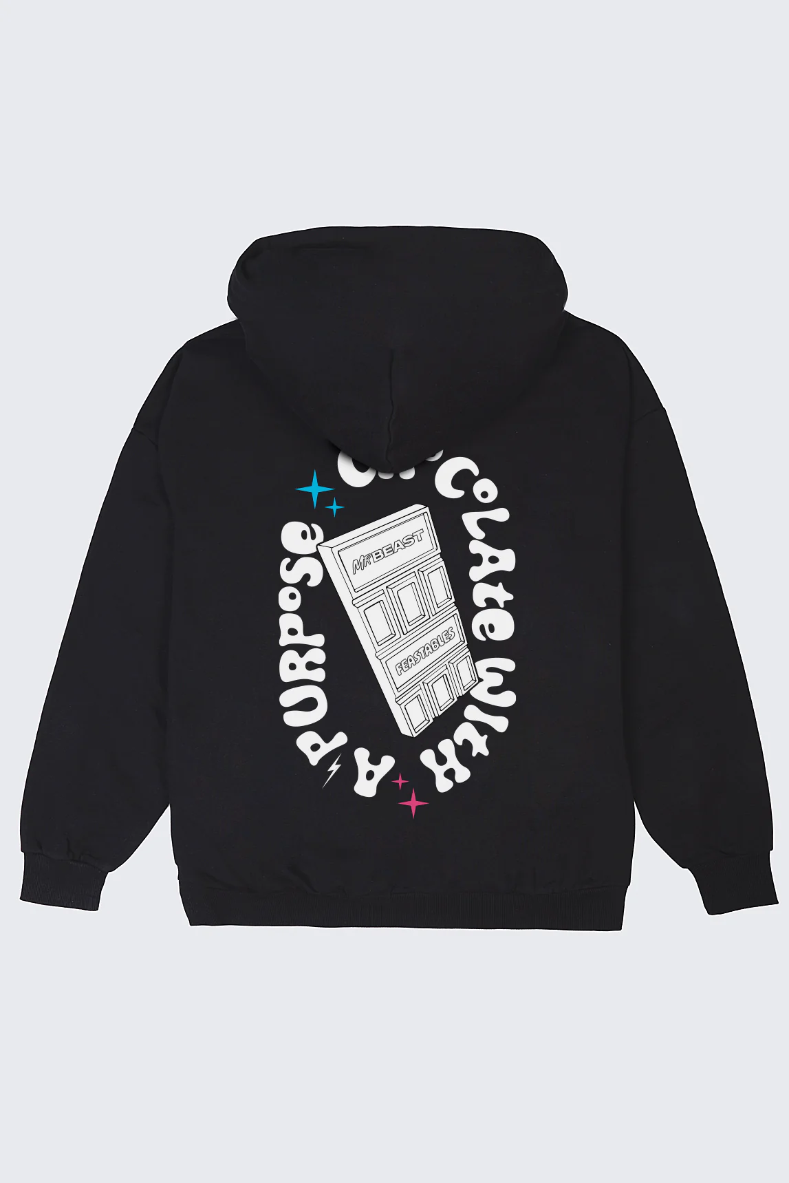 Feastables Retro Hoodie - Black - Image 4